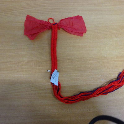 red dragonfly with paper wings