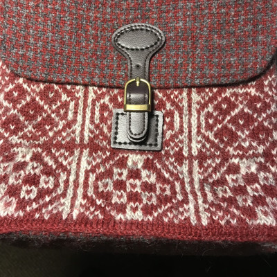 Fair Isle Ruby bag